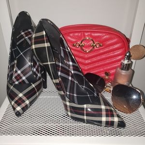 Checkered heels